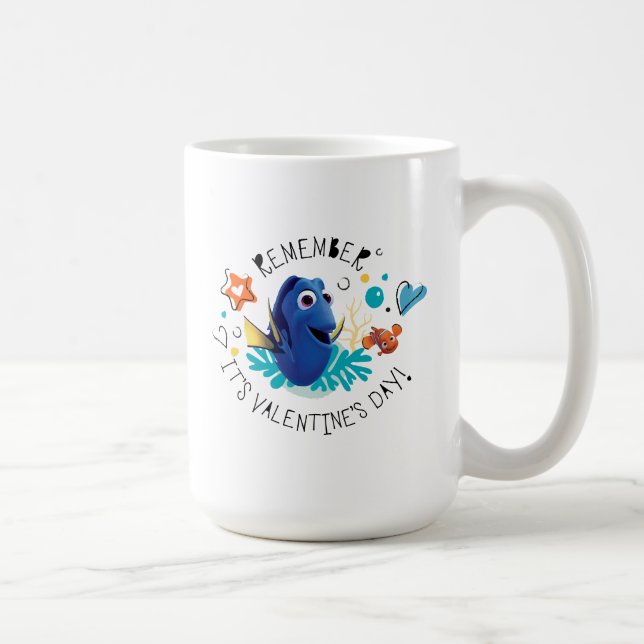 Finding Dory | Remember it's Valentine's Day! Coffee Mug (Right)