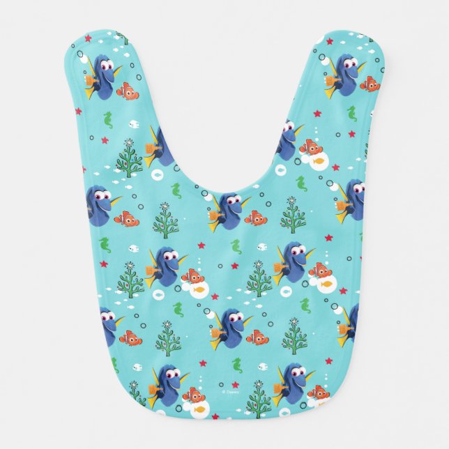 Finding Dory | Remembering Holiday Cheer Baby Bib (Front)