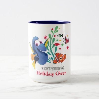 Finding Dory | Remembering Holiday Cheer Two-Tone Coffee Mug