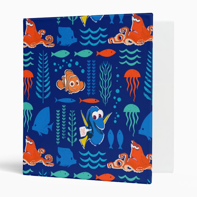 Finding Dory Sea Pattern 3 Ring Binder (Front/Inside)