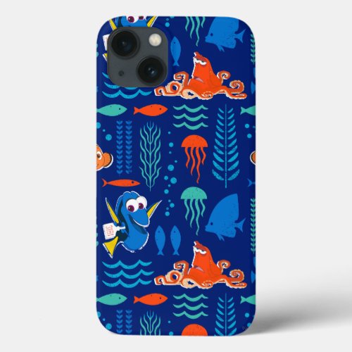 Finding Dory Sea Pattern iPhone 13 Case