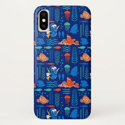 Finding Dory Sea Pattern iPhone X Case