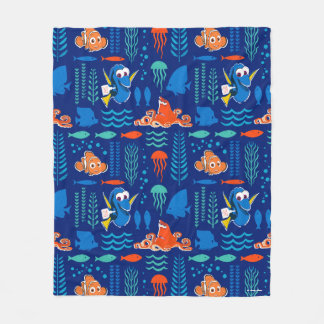 Finding Dory Sea Pattern Fleece Blanket