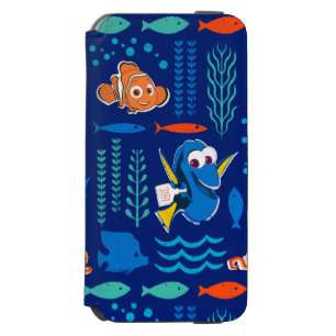 Finding Dory Sea Pattern iPhone 6/6s Wallet Case