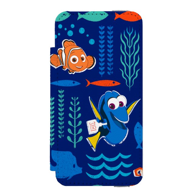 Finding Dory Sea Pattern Incipio iPhone Wallet Case (Folio Front)