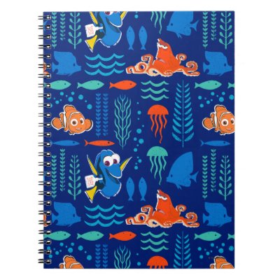 Finding Dory Sea Pattern Notebook