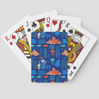 Finding Dory Sea Pattern Playing Cards