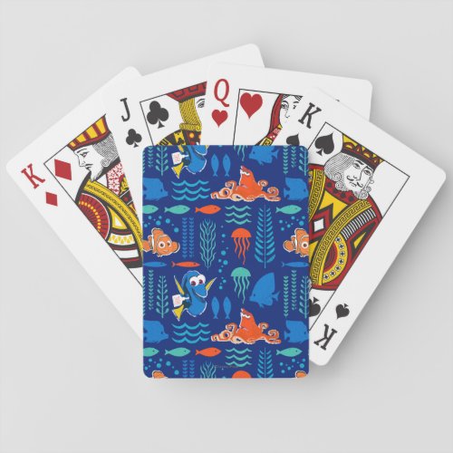 Finding Dory Sea Pattern Playing Cards