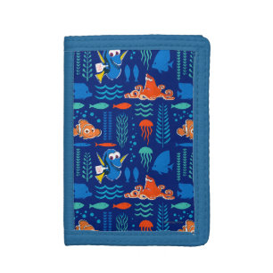 Finding Dory Sea Pattern Tri-fold Wallet