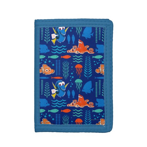 Finding Dory Sea Pattern Tri_fold Wallet