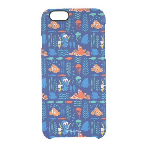 Finding Dory Sea Pattern Clear iPhone 6/6S Case