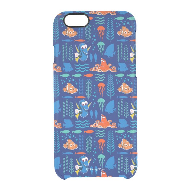 Finding Dory Sea Pattern Uncommon iPhone Case (Back)