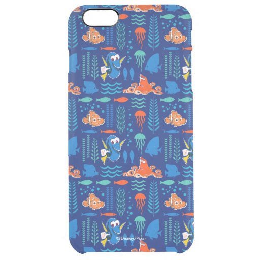 Finding Dory Sea Pattern Clear iPhone 6 Plus Case