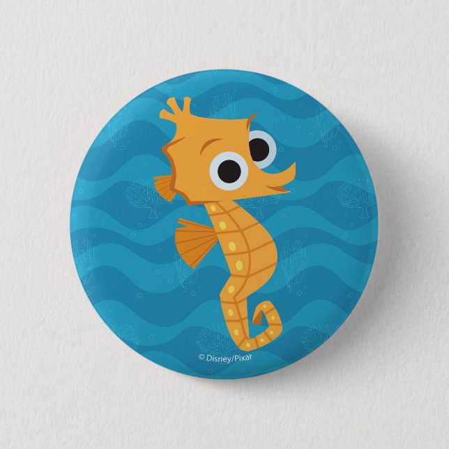 Finding Dory | Sheldon Pinback Button (Front)