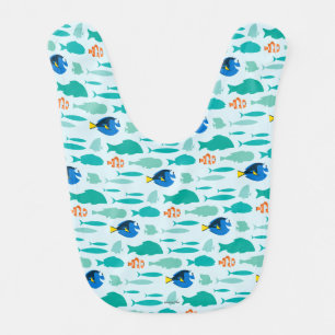 Finding Dory Silhouette Pattern Bib
