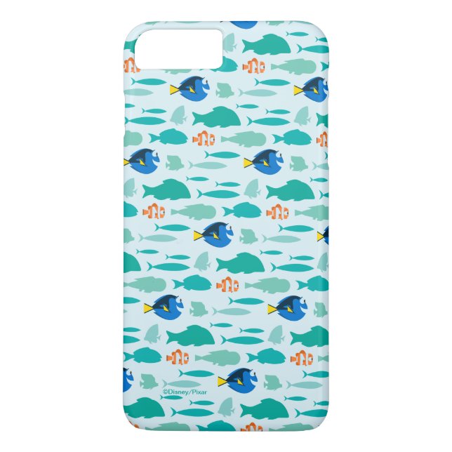 Finding Dory Silhouette Pattern Case-Mate iPhone Case (Back)