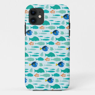 Finding Dory Silhouette Pattern iPhone 11 Case