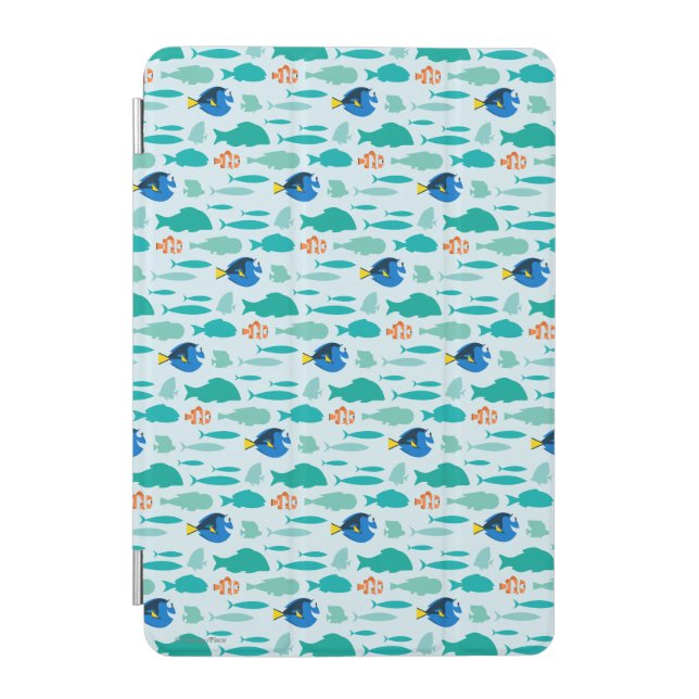 Finding Dory Silhouette Pattern iPad Mini Cover (Front)