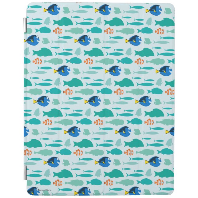 Finding Dory Silhouette Pattern iPad Smart Cover (Front)