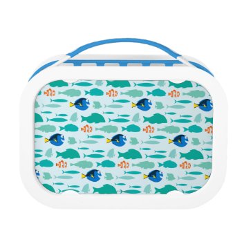 Finding Dory Silhouette Pattern Lunch Box by FindingDory at Zazzle