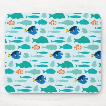 Finding Dory Silhouette Pattern Mouse Pad by FindingDory at Zazzle