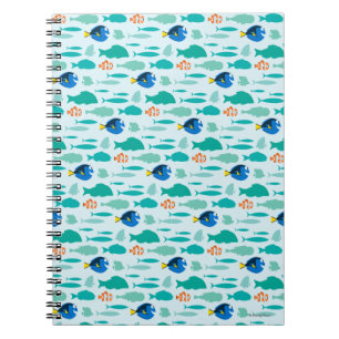 Finding Dory Silhouette Pattern Notebook
