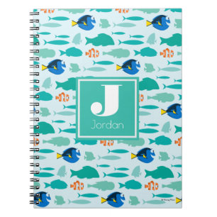 Finding Dory Silhouette Pattern Notebook