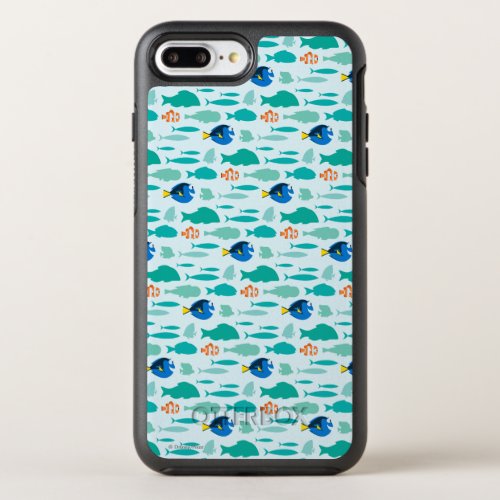 Finding Dory Silhouette Pattern OtterBox Symmetry iPhone 8 Plus7 Plus Case