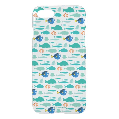 Finding Dory Silhouette Pattern iPhone SE87 Case