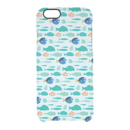 Finding Dory Silhouette Pattern Clear iPhone 66S Case