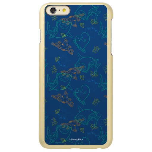 Finding Dory Sketch Navy Pattern Incipio Feather Shine iPhone 6 Plus Case