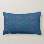 Finding Dory Sketch Navy Pattern Lumbar Pillow