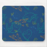 Finding Dory Sketch Navy Pattern Mouse Pad