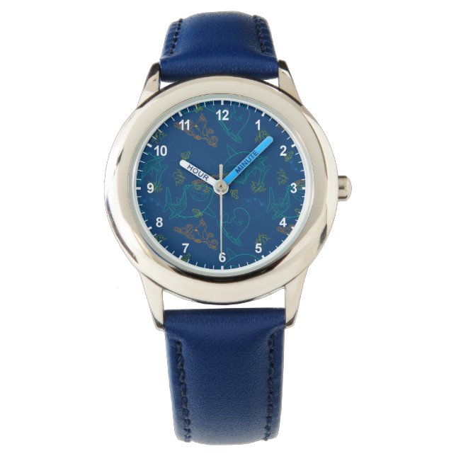 Finding Dory Sketch Navy Pattern Watch (Front)