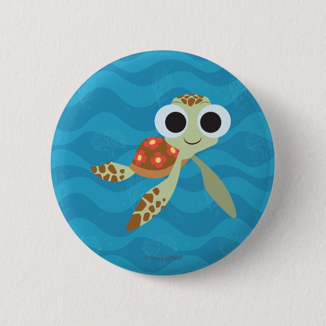 Finding Dory | Squirt Pinback Button (Front)