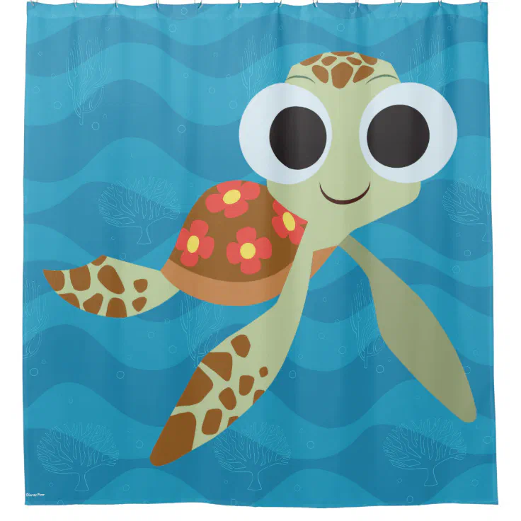 Finding Dory Squirt Shower Curtain Zazzle
