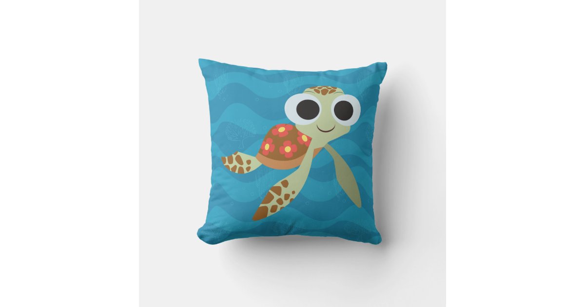 Finding Dory Squirt Throw Pillow Zazzle