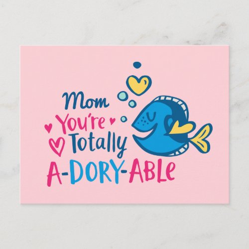 Finding Dory  Totally A_Dory_Able Valentine Holiday Postcard