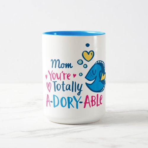 Finding Dory  Totally A_Dory_Able Valentine Two_Tone Coffee Mug