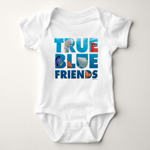 Finding Dory  True Blue Friends Baby Bodysuit