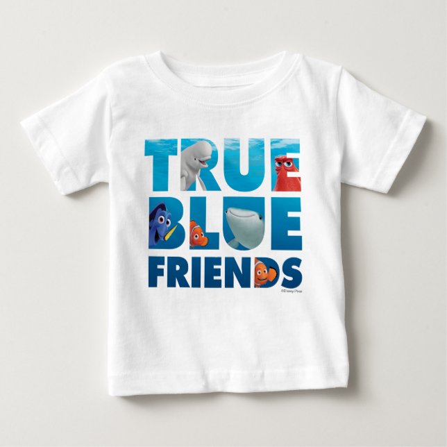 Finding Dory | True Blue Friends Baby T-Shirt (Front)