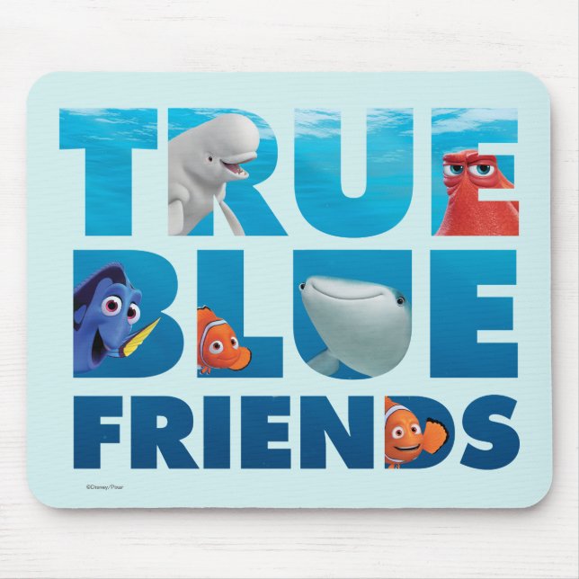 Finding Dory | True Blue Friends Mouse Pad (Front)