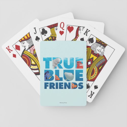 Finding Dory  True Blue Friends Poker Cards