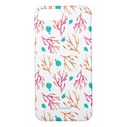 Finding Dory Watercolor Coral Pattern iPhone 87 Case