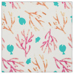 Finding Dory Watercolor Coral Pattern Fabric