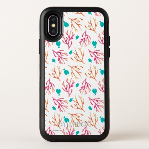 Finding Dory Watercolor Coral Pattern OtterBox Symmetry iPhone X Case
