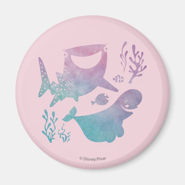 Finding Dory Watercolor Graphic Magnet (Front)