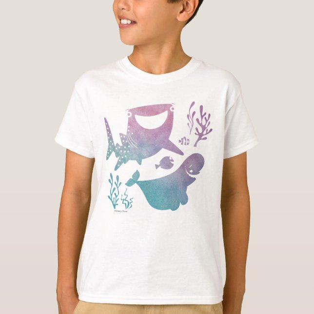 Finding Dory Watercolor Graphic T-Shirt (Front)