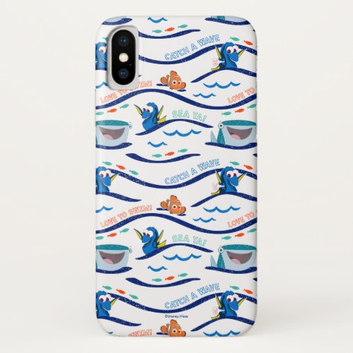 Finding Dory Wave Pattern iPhone X Case