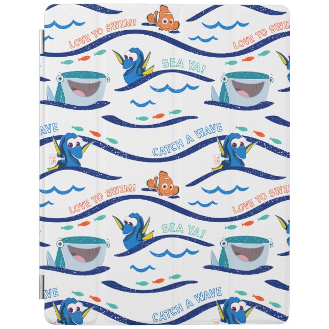 Finding Dory Wave Pattern iPad Smart Cover (Front)